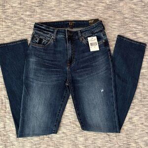 KUT From The Kloth High Rise Boyfriend Jeans Sz 0 NWT | KUT Boyfriend Jeans NEW-